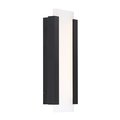 Dweled Fiction 14in LED Indoor and Outdoor Wall Light 3000K in Black WS-W119